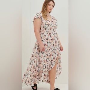 Torrid size 1 (14/16) gauze step through dress romper . Never washed, never worn